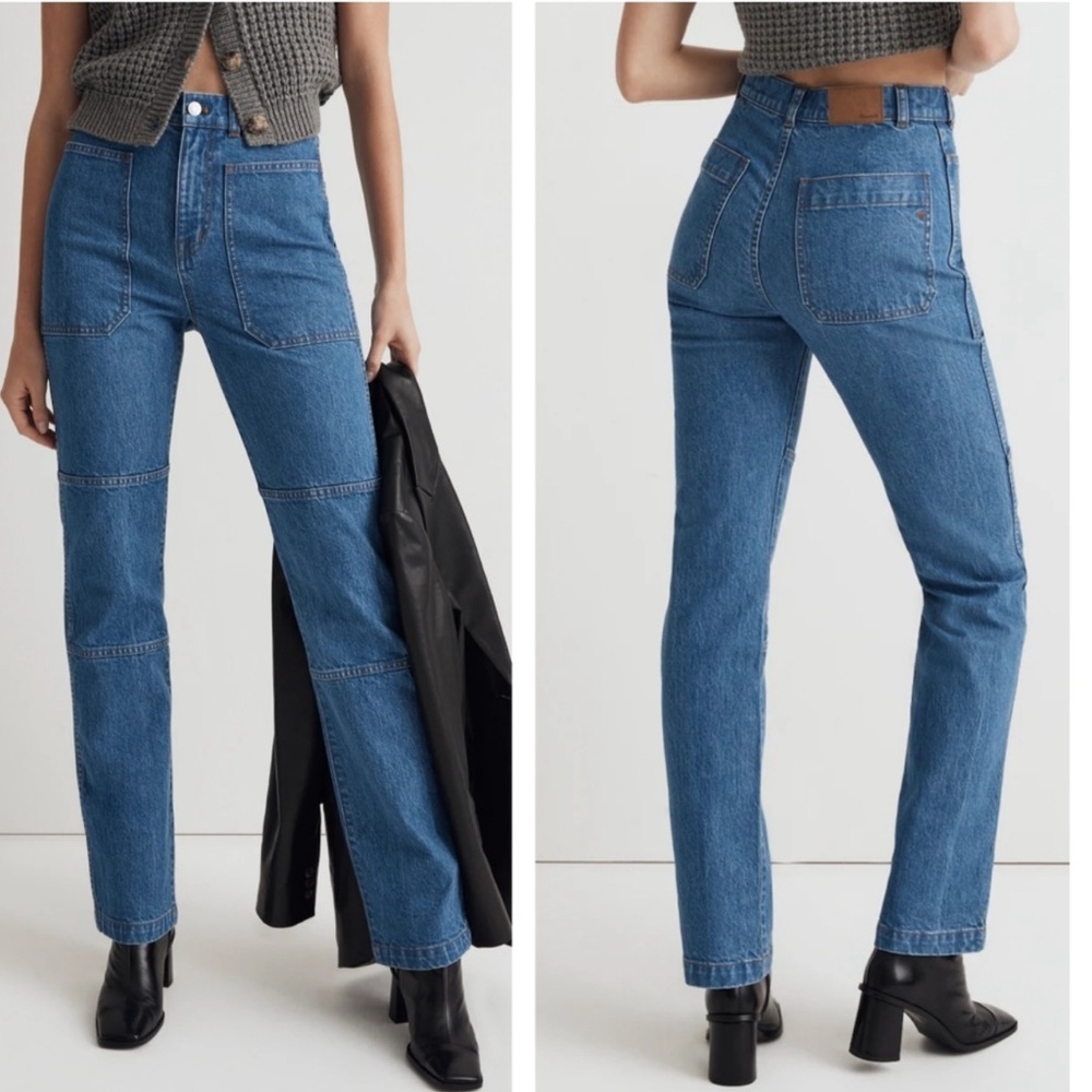 Madewell The '90s Straight Utility Jean fenwood wash size 31 Like new